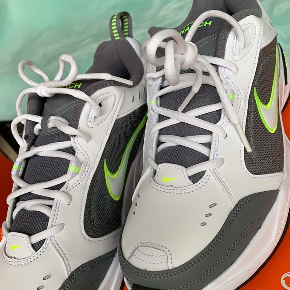 NIKE AIR MONARCH IV WHITE/WHITE-COOL GREY MENS - Picture 12 of 15